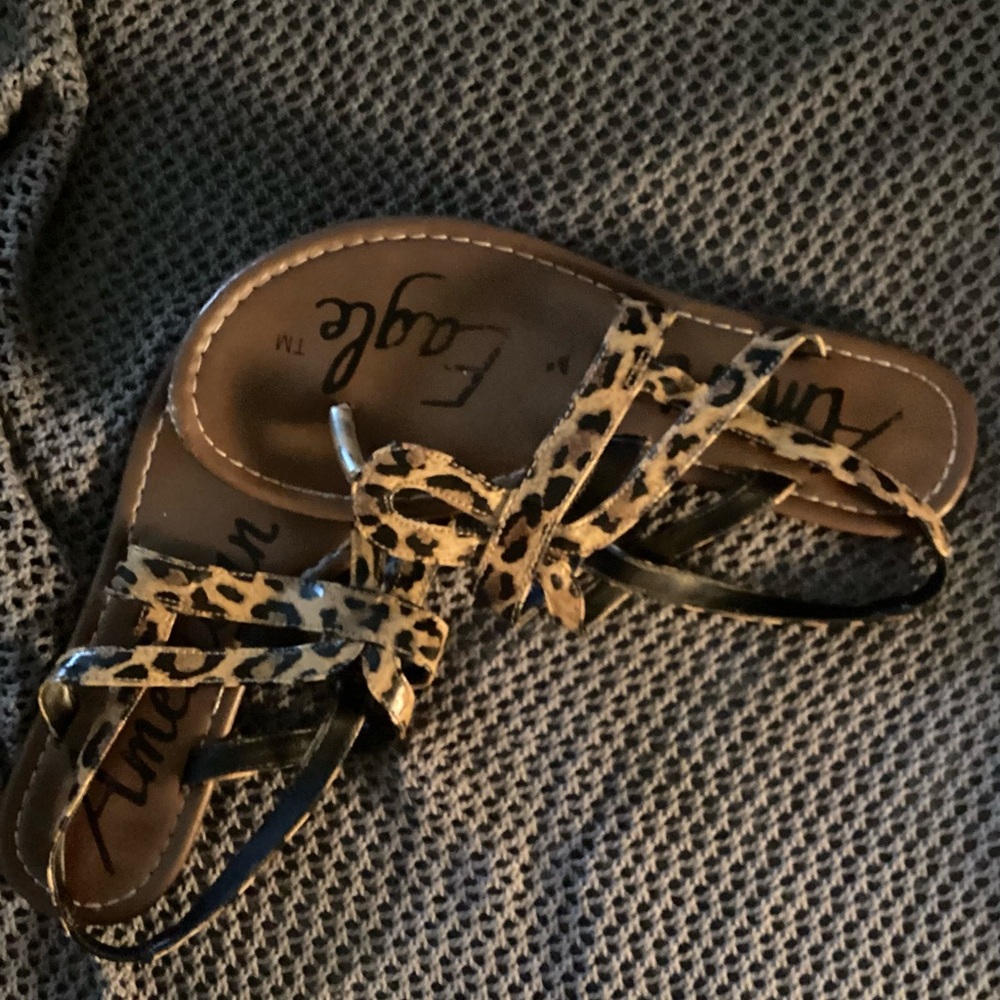 American Eagle Outfitters Leopard Print Sandals